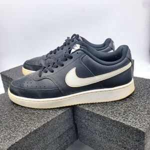 Nike Court Vision Men’s Low Top Black White CD5463-001 Size 8 Shoes